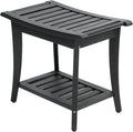 JONATHAN Y STL1001B Tucker 22.1" Traditional Classic Slatted Solid Acacia Wood by JONATHANY