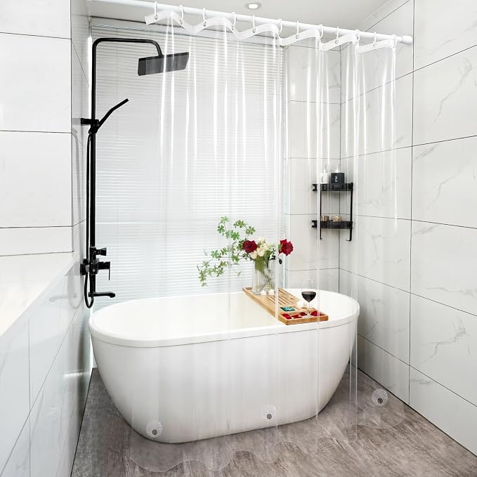 Waterproof Clear Shower Curtain - Image 6