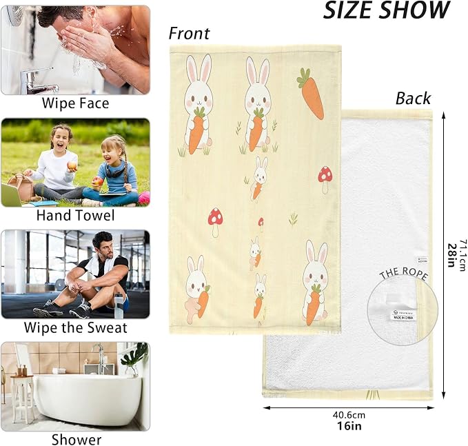 Pure Cotton, Luxury Towel Kitchen Washcloths Cotton - Image 3
