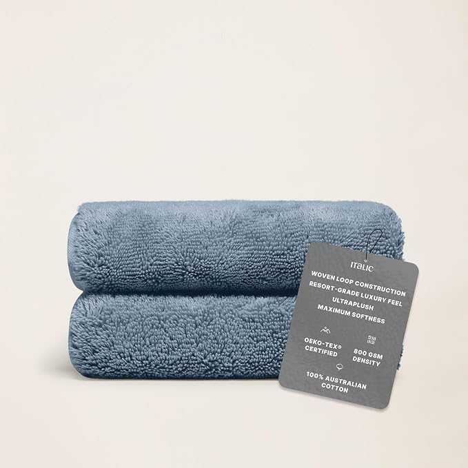 Italic Ultraplush 100% Australian Cotton Hand Towels - Image 2