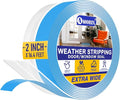 Weather Stripping Extra Thick 2mm Door Draft Stopper 16.4 FT x 2 in Bottom Seal by AMORIX
