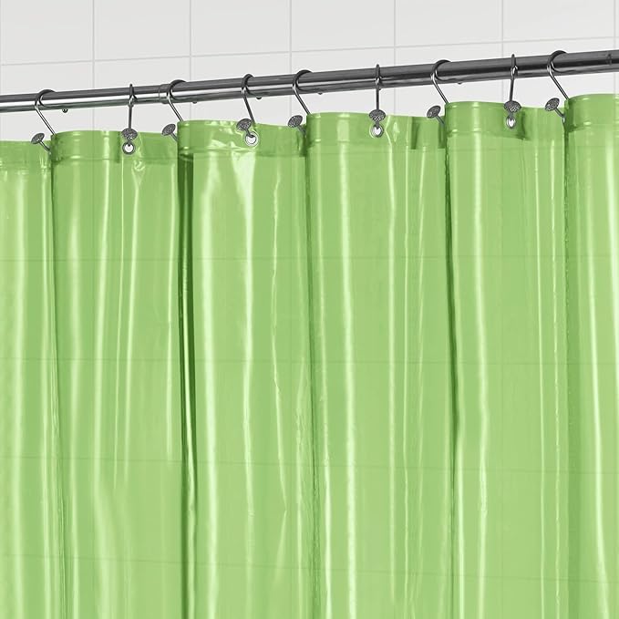 Barossa Design Clear Green Shower Curtain Liner - Image 4