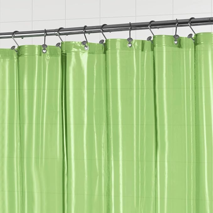 Barossa Design Clear Green Long Shower Curtain Liner 78" Height - Image 4