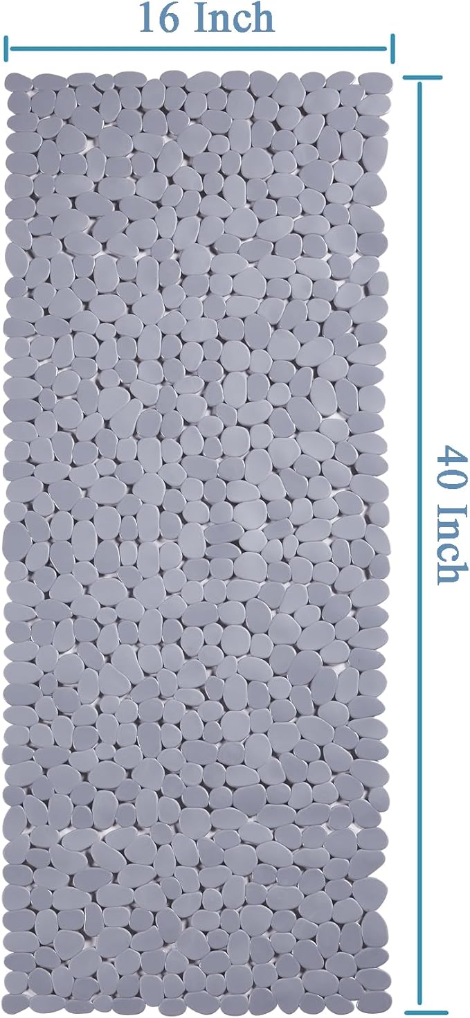 Bath Shower Mat Non Slip: Extra Large Pebble Bathtub mat - Image 2