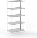 24" Deep x 42" Wide x 86" Height Wire Shelving Kit | 5-Tier | NSF Commercial by Regal+Altair