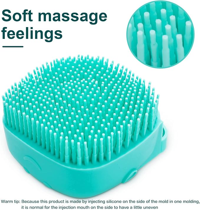 Pet Bath Brush Dog Baths Brush Shampoo Dispenser Soft Silicone Dog Bathing - Image 6