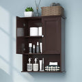 Bathroom Wall Cabinet Expresso Over Toilet Storage by VANIRROR