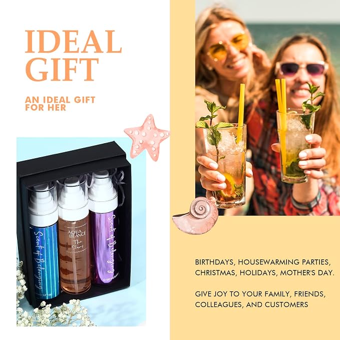 Body Spray for Women, Fragrance Mist Gift Set, Each 3.4 Fl Oz, Total 10.2 Fl Oz - Image 5