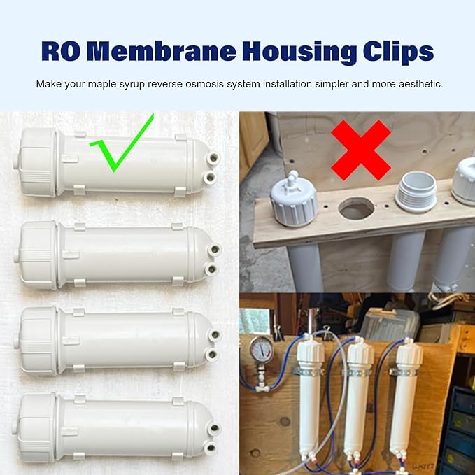 400 GPD RO Membrane with Reverse Osmosis Membrane Housing Set, Reverse Osmosis - Image 6