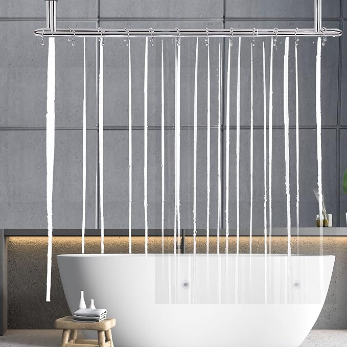 YISURE Clear Shower Curtain or Liner by YISURE