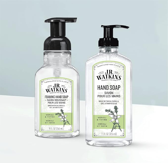 J.R. Watkins Gel Hand Soap, 3 Pack of 11 Fl Oz, Neroli & Thyme - Image 4