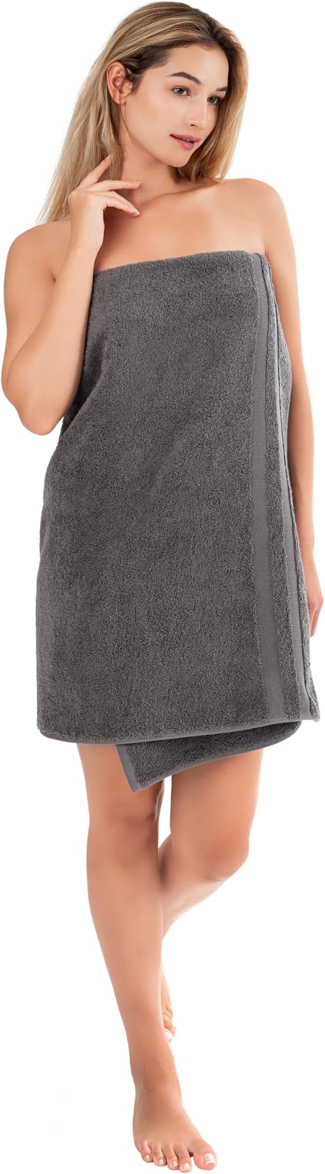 Premium 6 Piece Towel Set, 2 Bath Towel, 2 Hand Towels, 2 Washcloths, 100% - Image 6