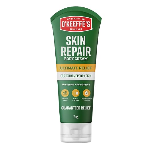 O’Keeffe’s Skin Repair Ultimate Relief Body Cream, 7oz Tube – by OKeeffes