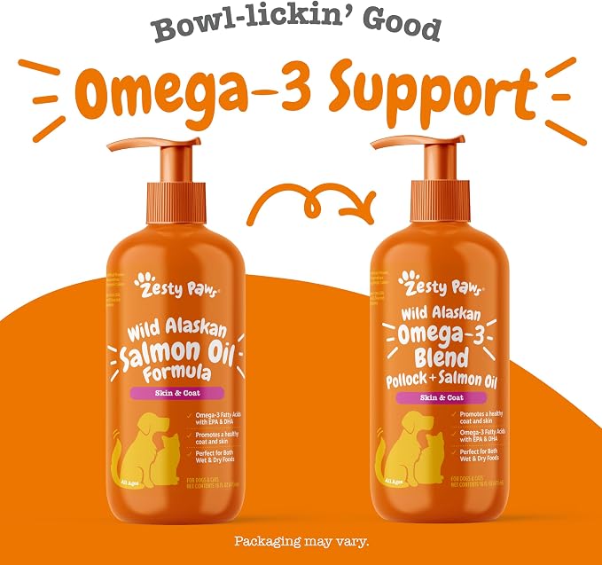 Zesty Paws Wild Alaskan Omega-3 Blend Pollock + Salmon Oil - Image 7