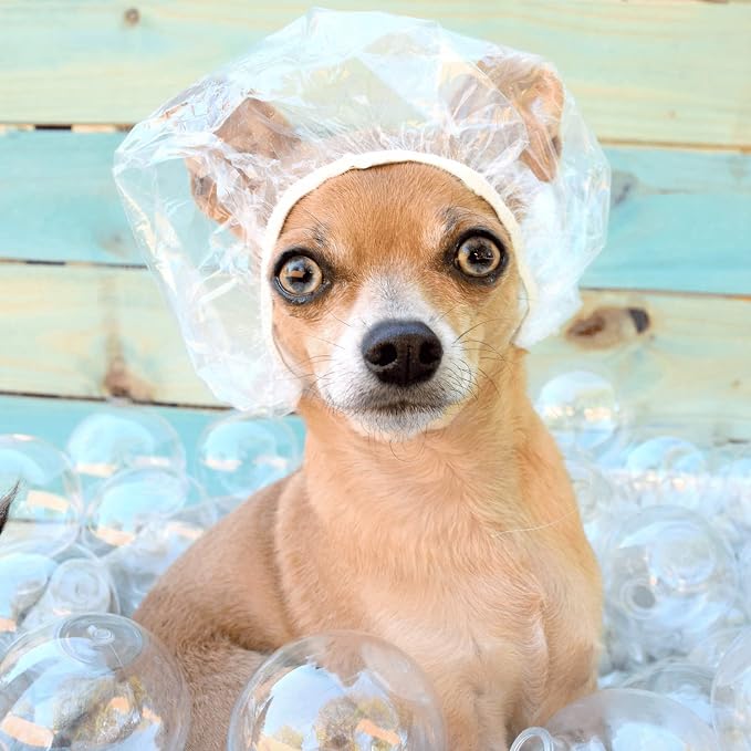 100 Pcs Dog Shower Cap Dog Ear Covers - Image 5