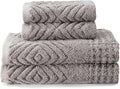 Texere 100% Organic Cotton Diamond Jacquard 700 GSM Luxury Bath Towel Sets by TexereSilk