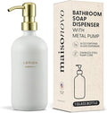 MaisoNovo Soap Dispenser 1-Piece Set | 16.9oz White Bottles by MaisoNovo-TheArtofSustainableLiving