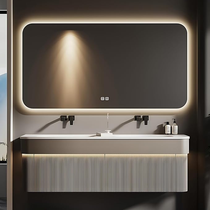 72IN Double Bathroom Vanity by Genpai
