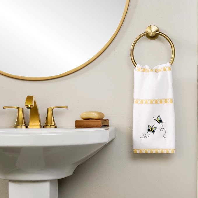 SKL Home Dancing Butterflies Hand Towel 2pc Set - Image 2