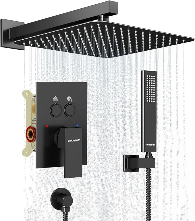 Shower System Shower Faucet Set by EMBATHER