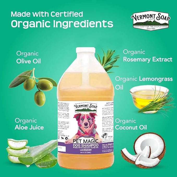 VERMONT SOAP Organics Pet Shampoo - Image 4