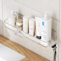 UDD Acrylic Clear Shower Caddy Shower Organizer, Plastic Adhesive Shelf by UDD