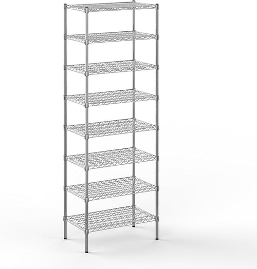 18" Deep x 30" Wide x 86" Height Wire Shelving Kit | 8-Tier | NSF Commercial by Regal+Altair