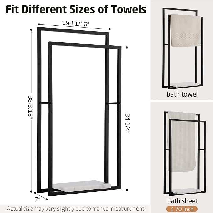 KES Standing Towel Racks for Bathroom - Image 4
