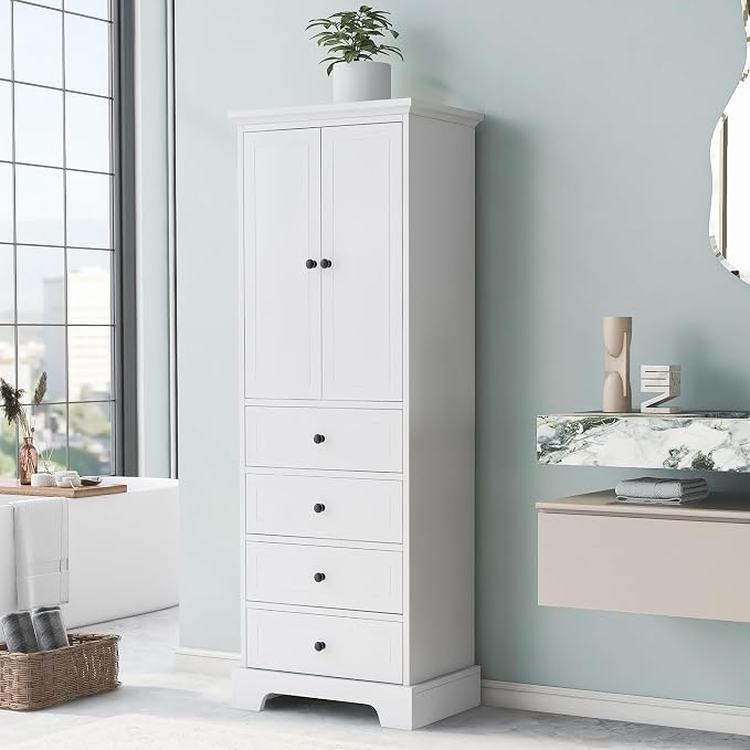 Favfurish 68" Tall Bathroom Storage Cabinet - Image 3