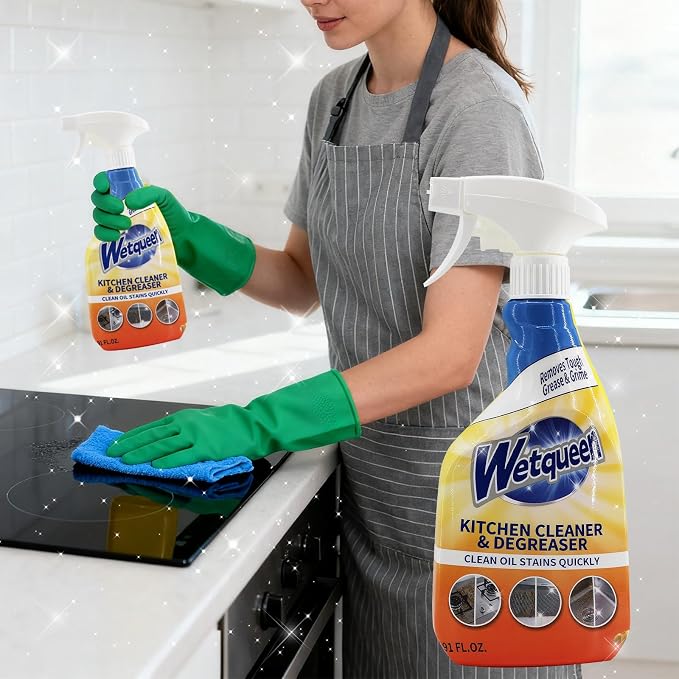 WETQUEEN All Purpose Cleaner Spray, Heavy Duty Kitchen Degreaser Foam Spray - Image 7