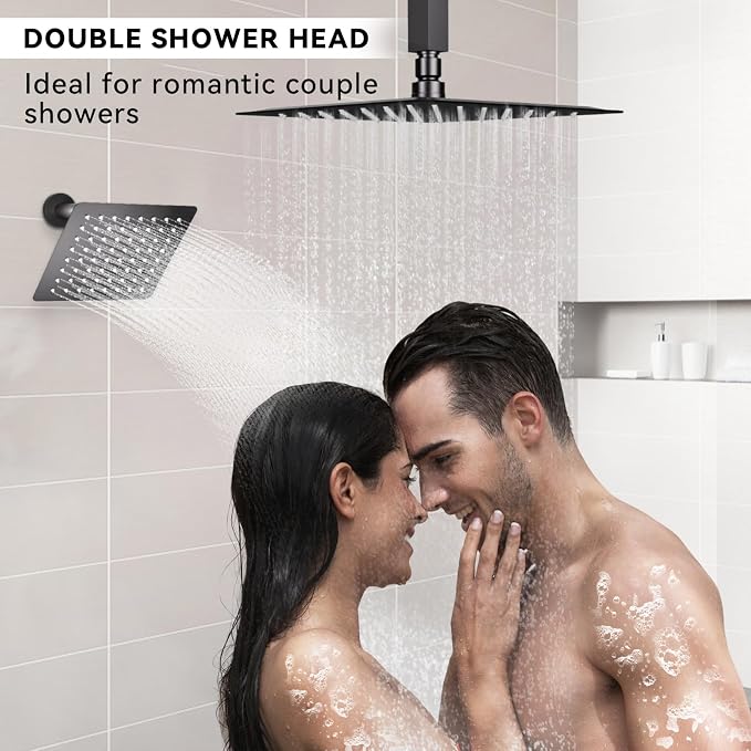 Shower Faucet Set Matte Black Shower Systems, STARBATH 3 Way Shower Faucet - Image 3
