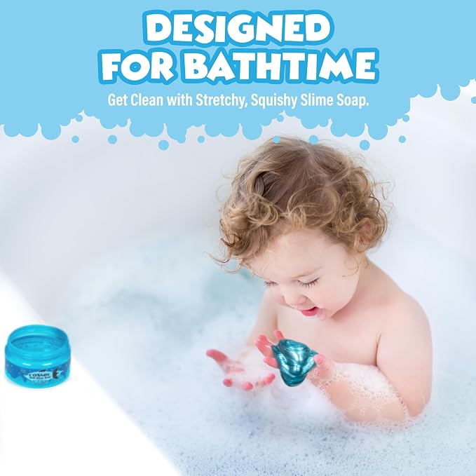 Tub Works™ Cosmic Bath Slime™ Kids Soap Bath Toy, 6 Pack | Stretchy, Squishy - Image 2