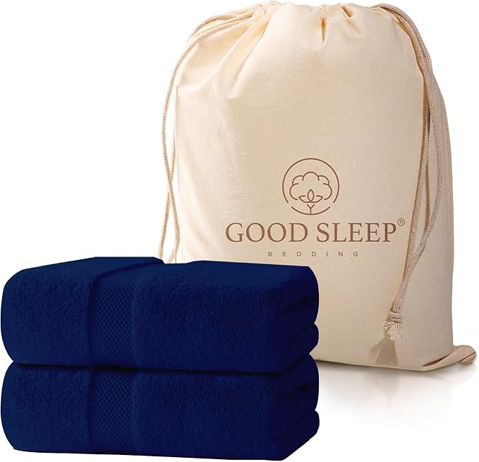 100% Cotton Bath Towels, Luxury 700 GSM Bath Towel, Highly Absorbent Bathroom by GoodSleepBedding