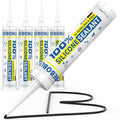 Black Silicone Caulk & Sealant, 100% Waterproof Silicone Caulking, Silicone by BEBOBLY