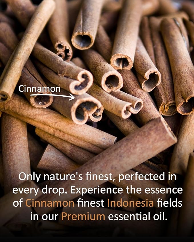 Pure Cinnamon Essential Oil, 100% Natural Cinnamon Oil, Premium Grade Essential - Image 4