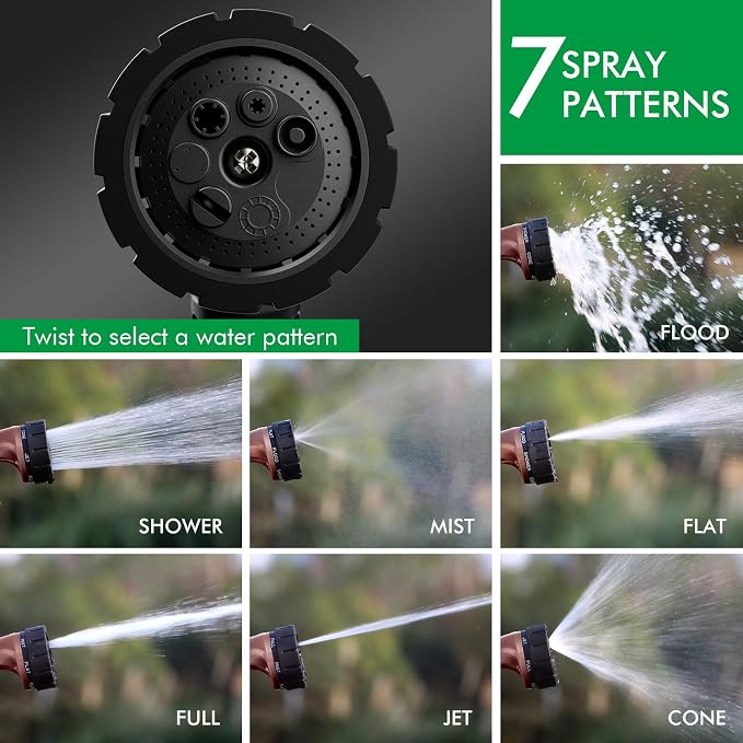 RESTMO Heavy Duty Hose Nozzle, Metal Garden Water Hose Sprayer - Image 4