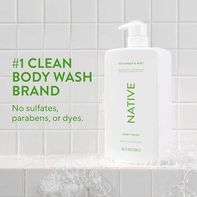 Native Sulfate Free Body Wash Contains Naturally Derived Ingredients | - Image 2