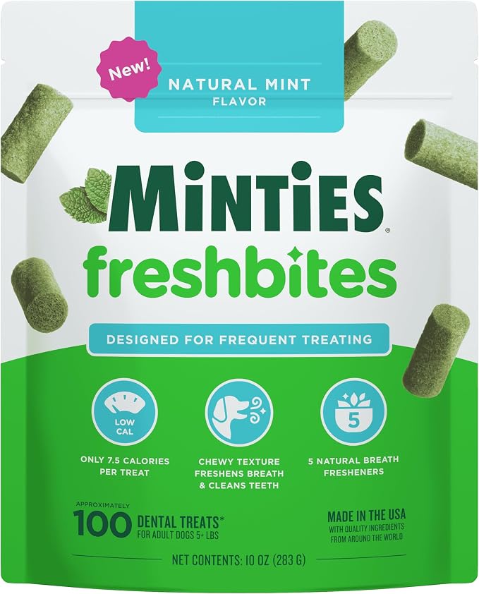Minties FreshBites Soft and Chewy Dental Treats by Minties