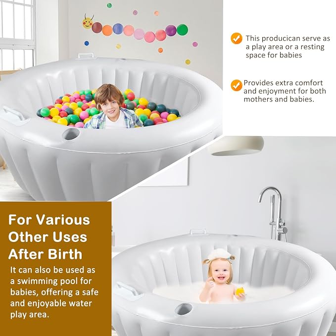 TONGTONGF Birthing Pool for Home Births，Premium Birth Tub，The Birthing Tub can - Image 6