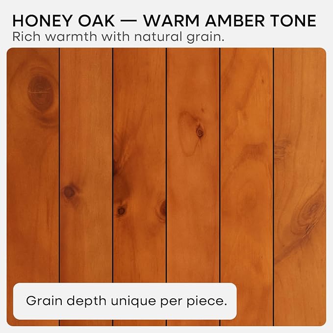 Homeforia 12 inch Oak Floating Shelf, High End Solid Real Wood 12inch Small - Image 7