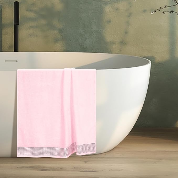Belizzi Home Cotton 2 Pack Oversized Bath Sheet 35 x 70, Large Bath Sheet - Image 4