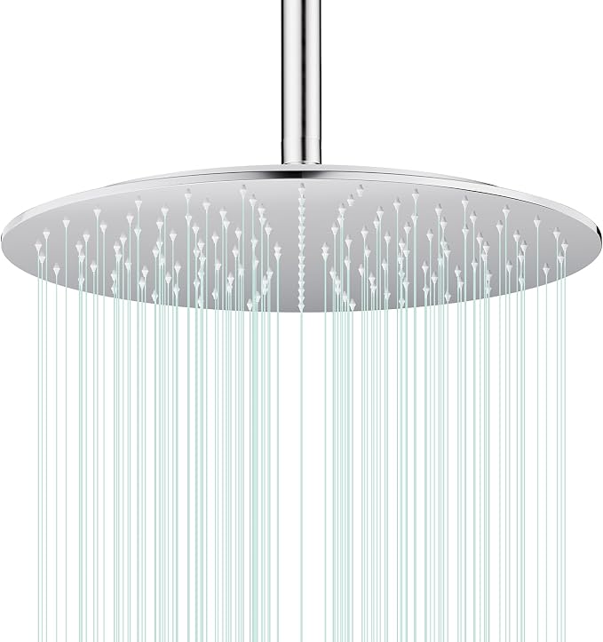 All Metal Rain Shower Head by AULEEND