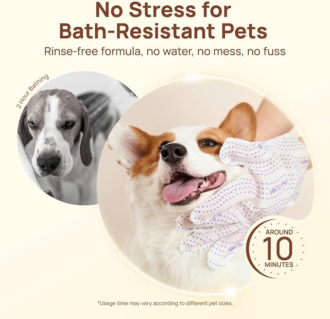 HICC PET Glove Wipes Pro – Pet Cleaning Gloves - Image 5