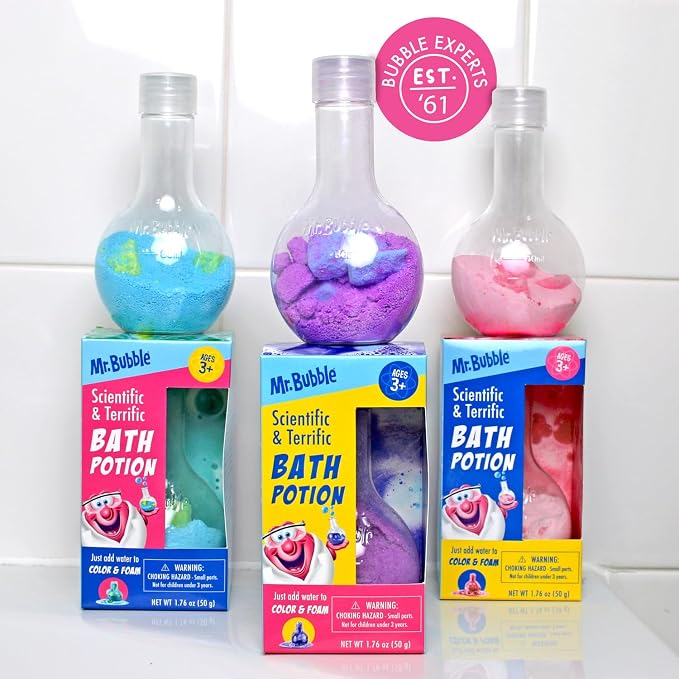 Mr. Bubble The Original Kids Bath Bomb Potions, Colorful Fizzy Fun, Cool Foam - Image 5