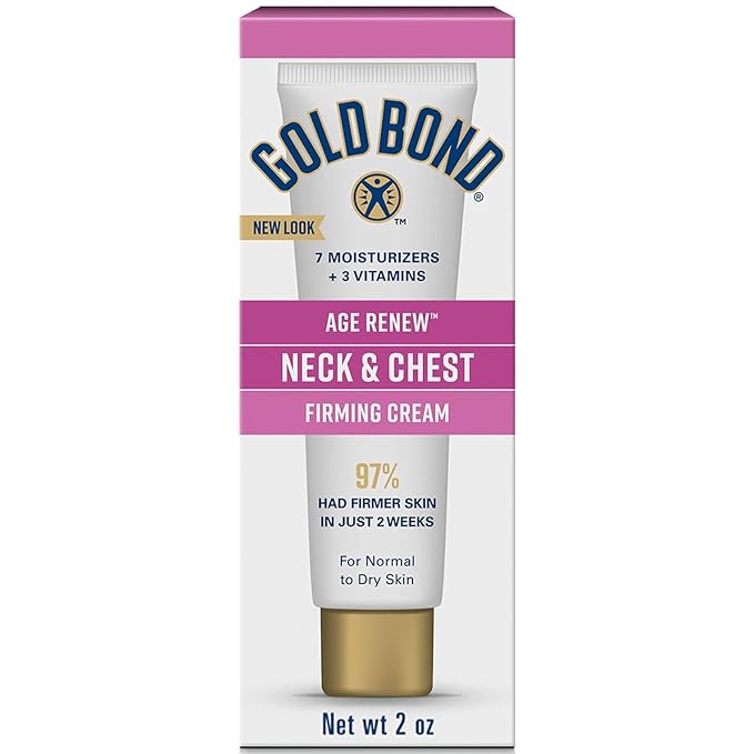 Gold Bond Neck & Chest Firming Cream 2 oz, Clinically Tested Skin Firming Cream by GoldBond