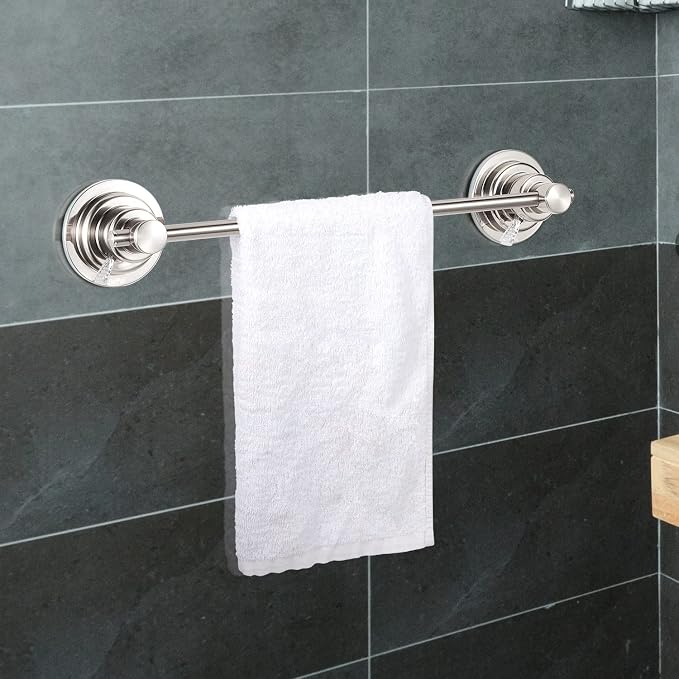 JiePai Suction Cup Towel Bar 16 Inch, Removable Vacuum Suction Towel Holder - Image 6