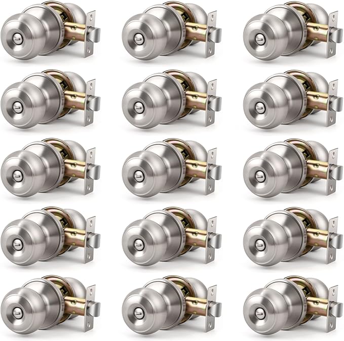 KNOBWELL Brushed Nickel Door Knobs by KNOBWELL
