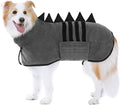 Super Absorbent Dog Bathrobe, Microfiber Bath Robe Towel by HezzLuv