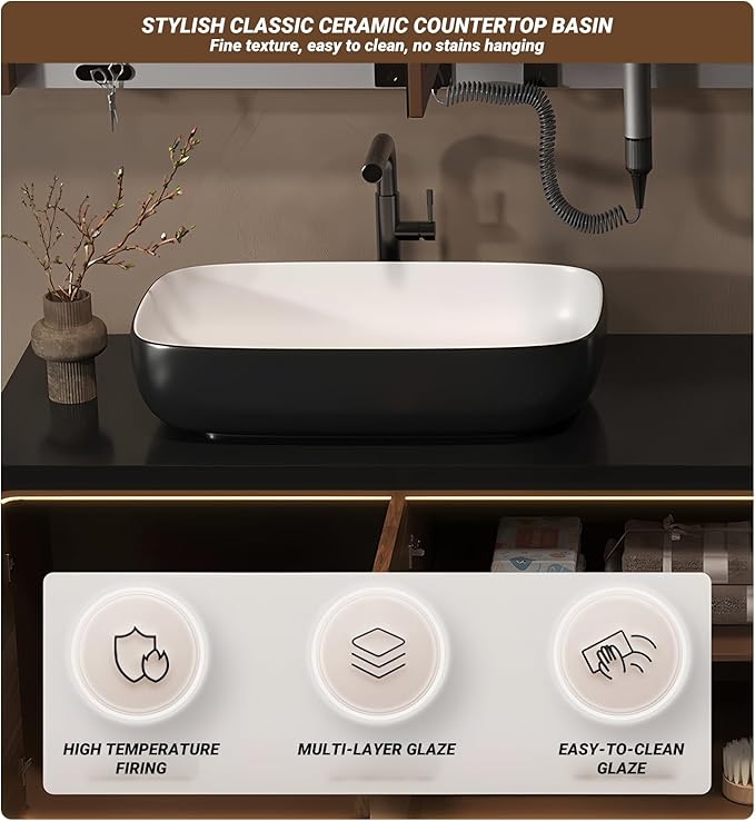 Single Sink Bathroom Vanity, Floating Modern Vanities - Image 5