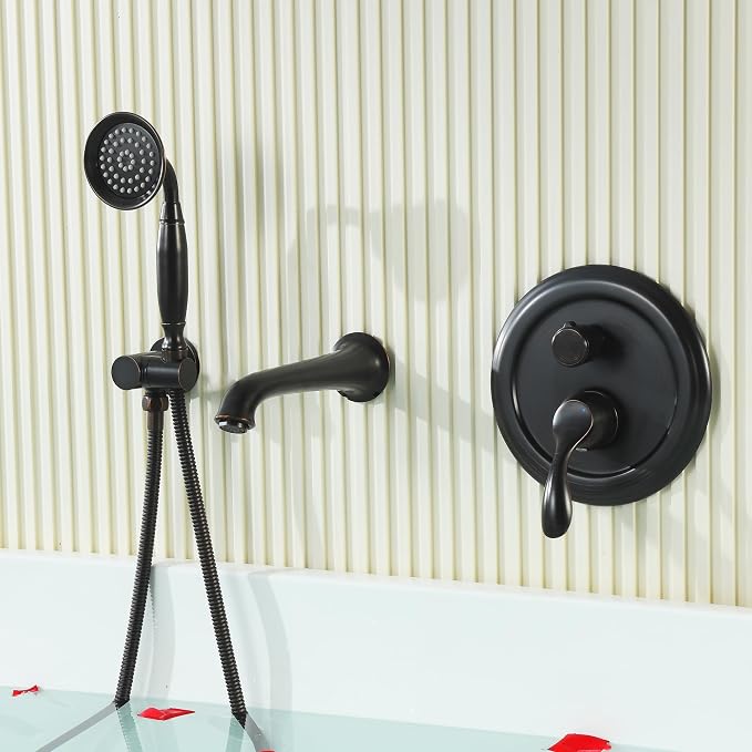 DASAN Antique Wall Mount Tub Filler Faucet - Image 8